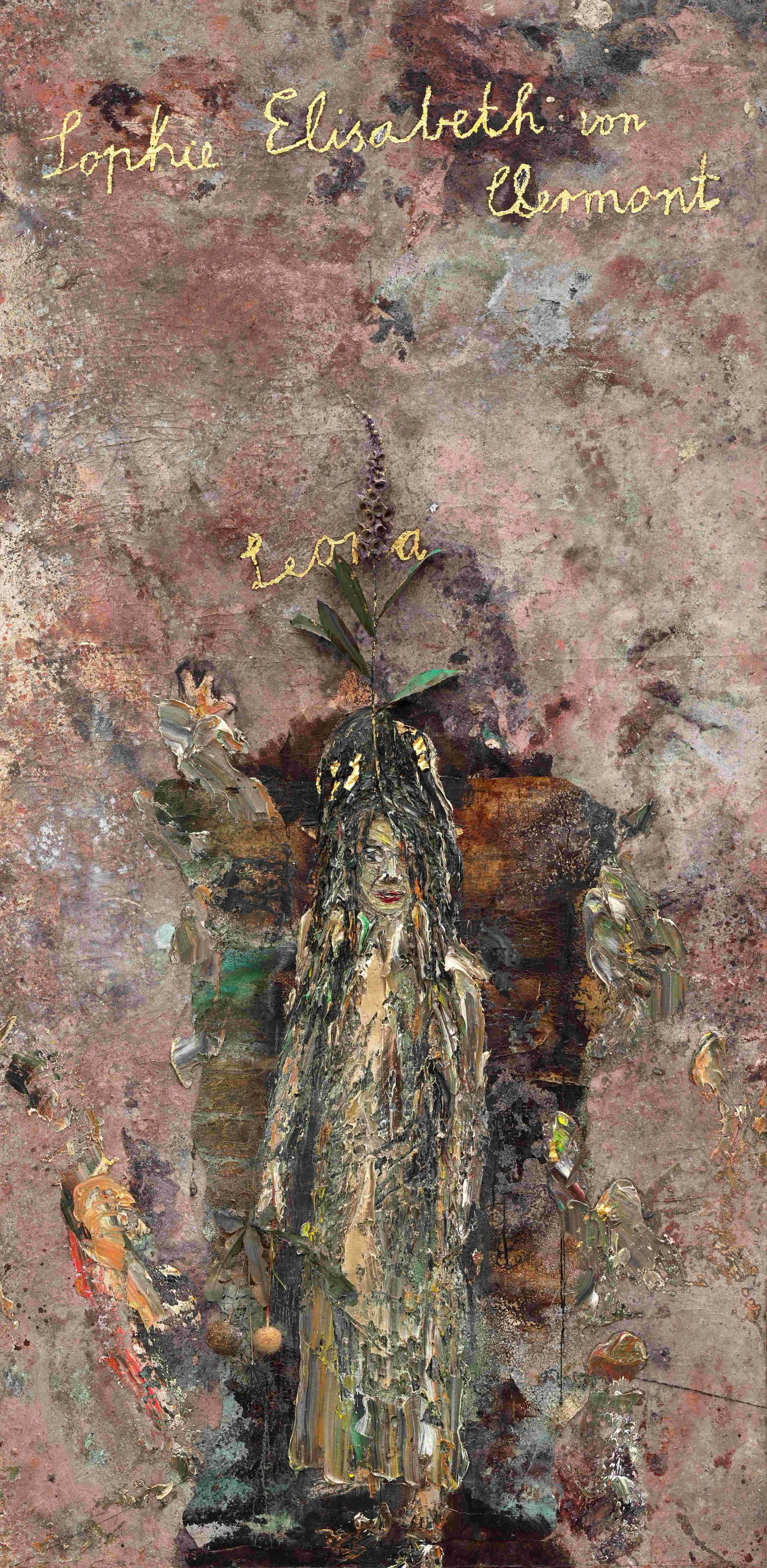 Una delle opere in mostra