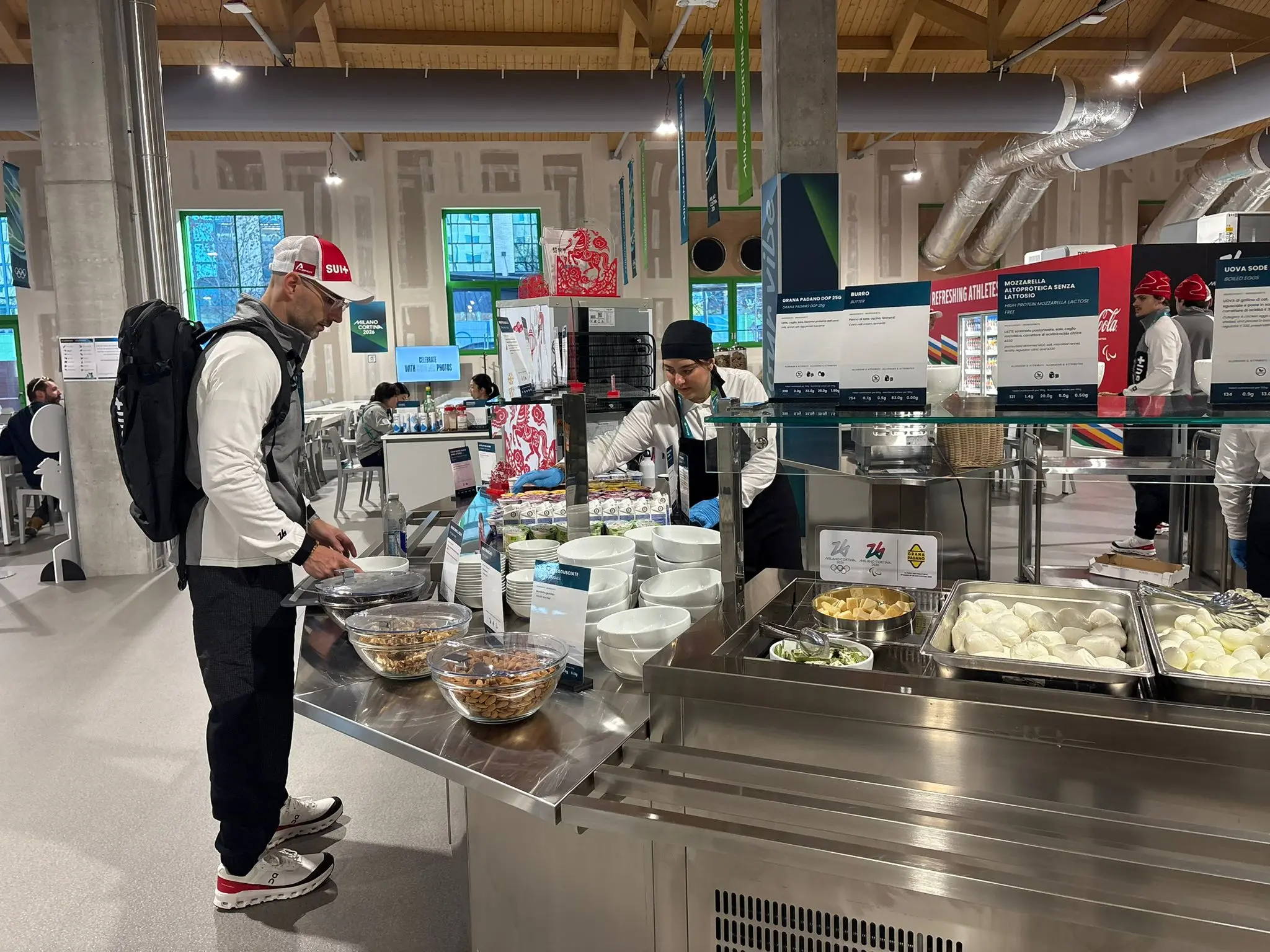 Ancora la mensa del Villaggio olimpico