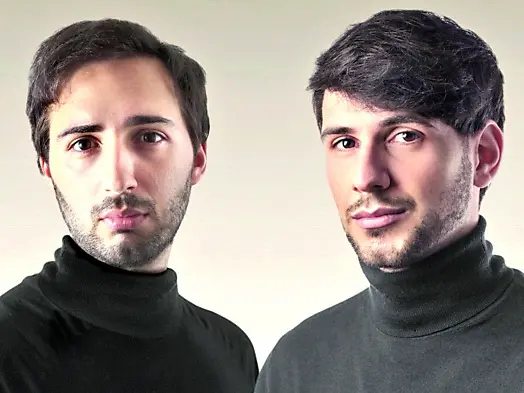 Da sinistra i fratelli Alessandro e Alberto Morelli