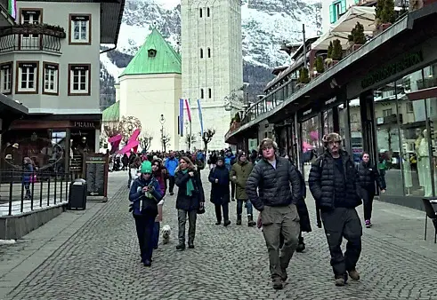 Corso Italia a Cortina