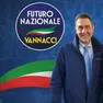 Roberto Vannacci con il simbolo di Futuro Nazionale