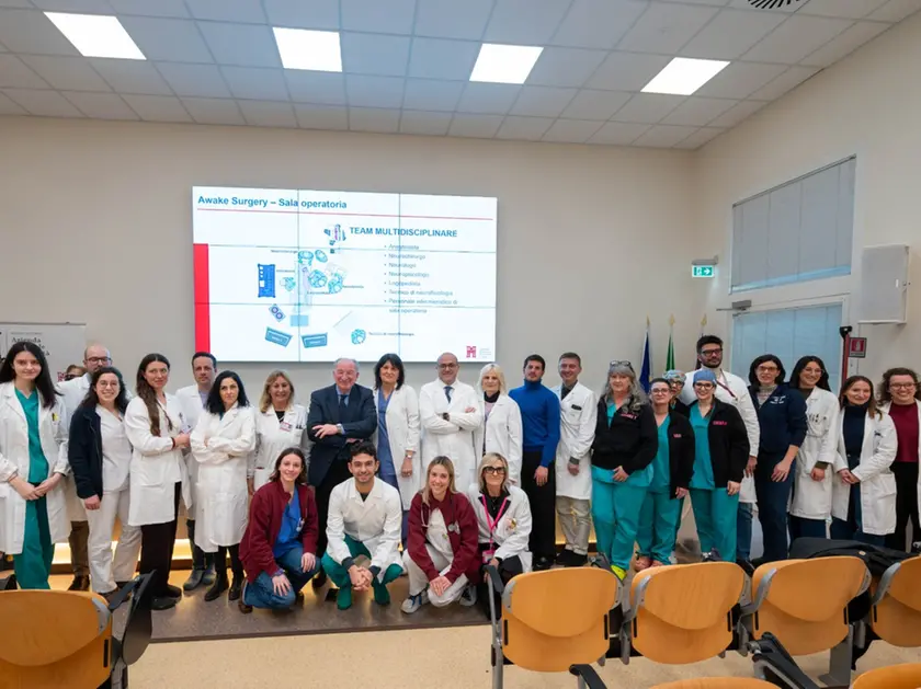 Il team multidisciplinare che ha operato il bambino in Azienda Ospedale Università di Padova