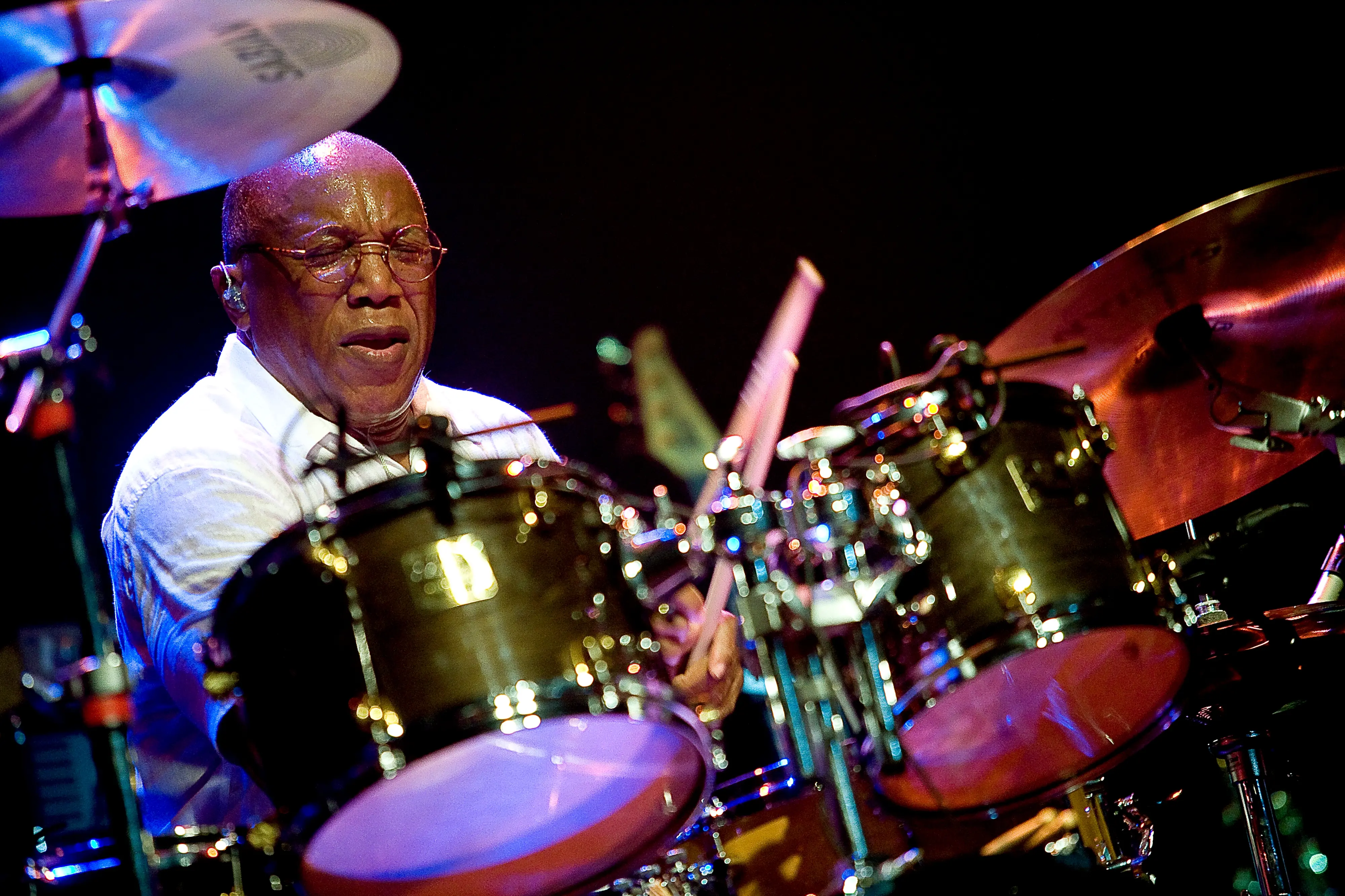 Il batterista e percussionista Billy Cobham, un'altra delle stelle in arrivo a Vicenza