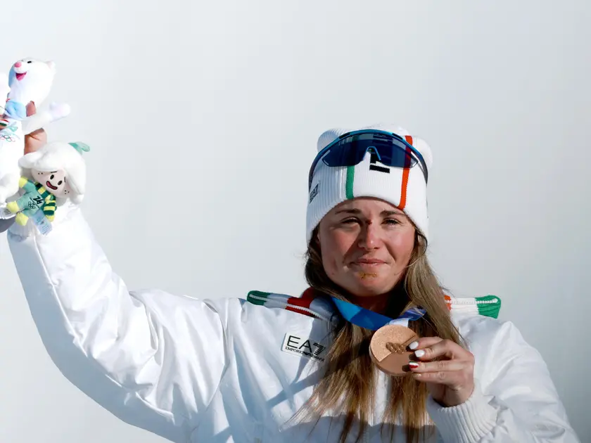 Michela Moioli con il bronzo al collo