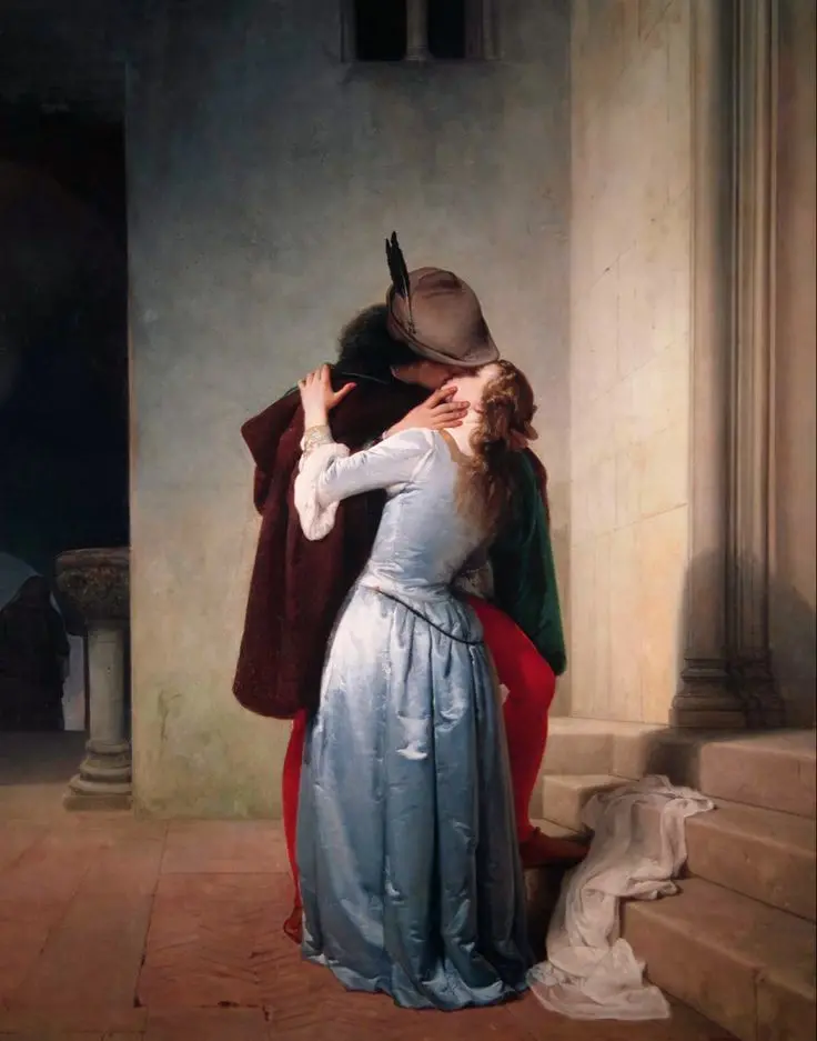 Il bacio di Hayez, 1867, collezione privata