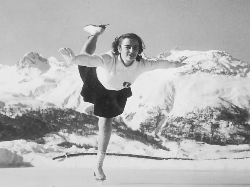 Grazia Barcellona, prima pattinatrice italiana a gareggiare nell’individuale alle Olimpiadi invernali