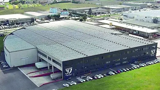 Lo stabilimento Datacol nel Veronese