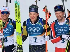 Il podio dell'inseguimento