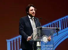 Alberto Stefani all'inaugurazione dell'anno accademico di Ca'Foscari