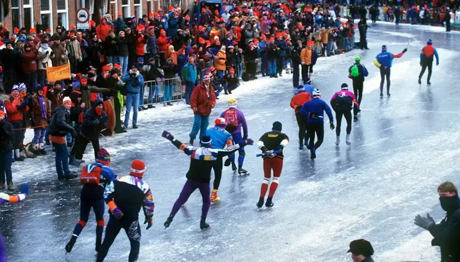 Edizione del 1997: l'ultima volta che si è svolta la Elfstedentocht