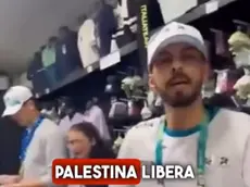 Un frame del video pubblicato sulla pagina "Stop antisemitism"