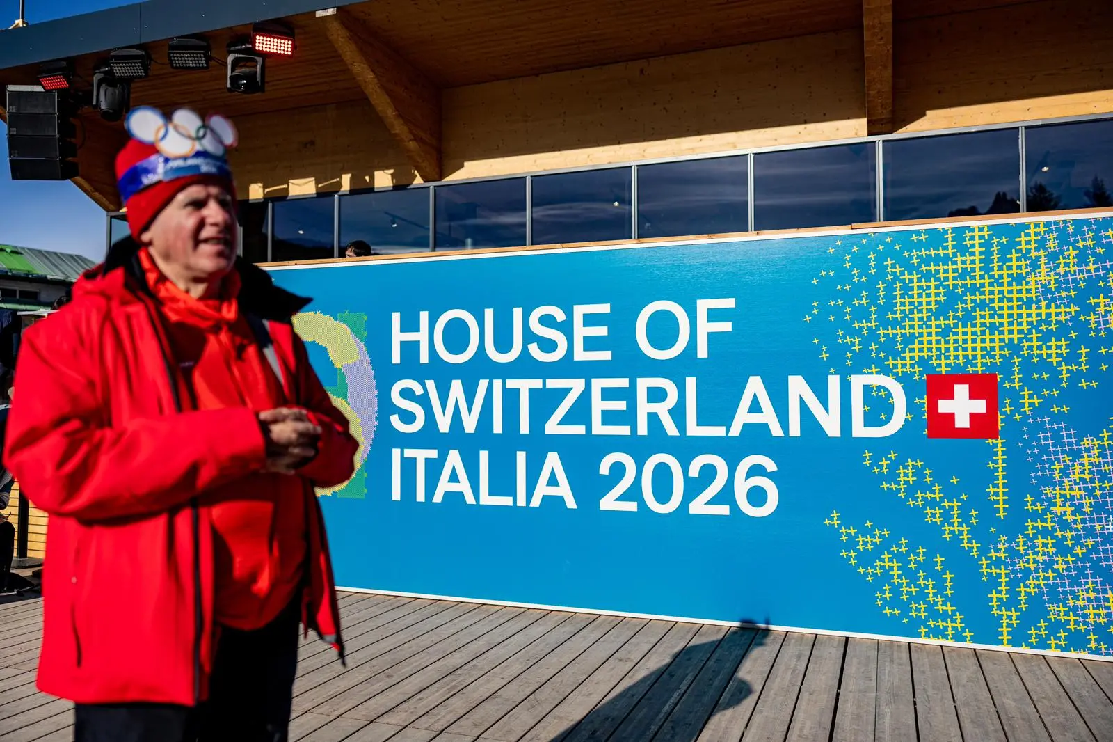 Casa Svizzera è a pochi passi dal centro: la pista di curling è un'attrazione preferita dai bambini