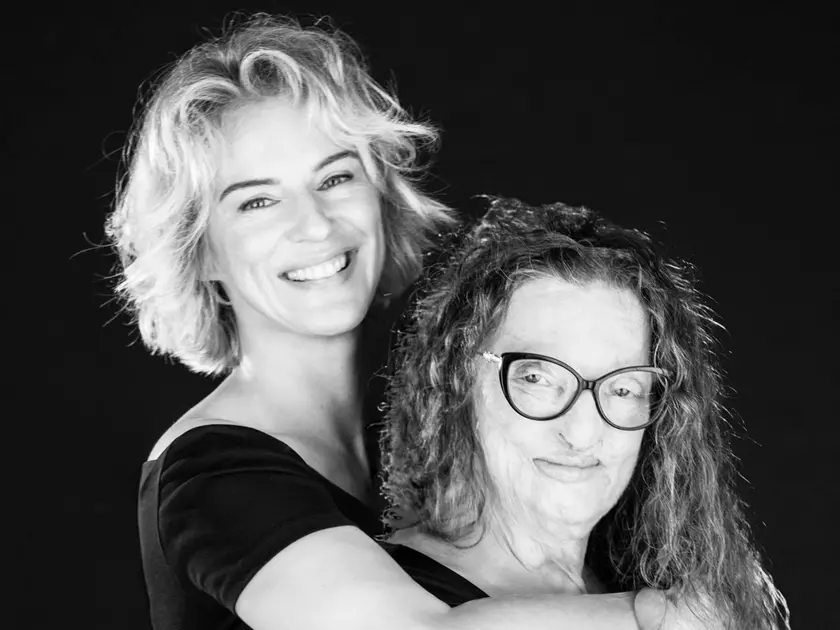 La foto di Tiziana Luxardo con Filomena e Antonia Liskova