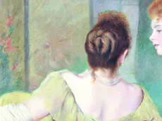 L'opera di Federico Zandomeneghi "Sul divano” (olio su tela,1890-1895)