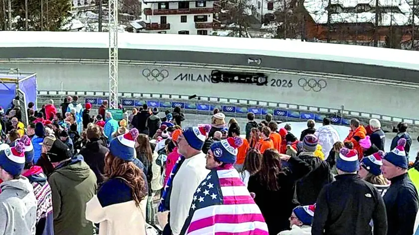 Tantissimi tifosi hanno seguito le gare di bob, skeleton e slittino nel nuovo Sliding centre