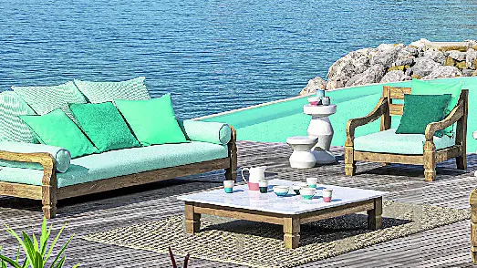 Arredamento outdoor della friulana Gervasioni del gruppo Dexelance