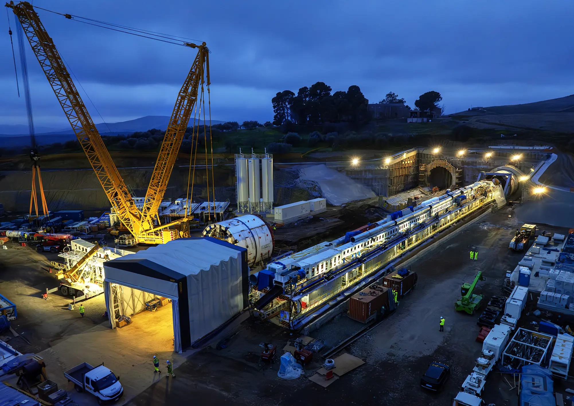 La inea Ferroviaria AC Palermo – Catania – Messina, Sicilia, in corso