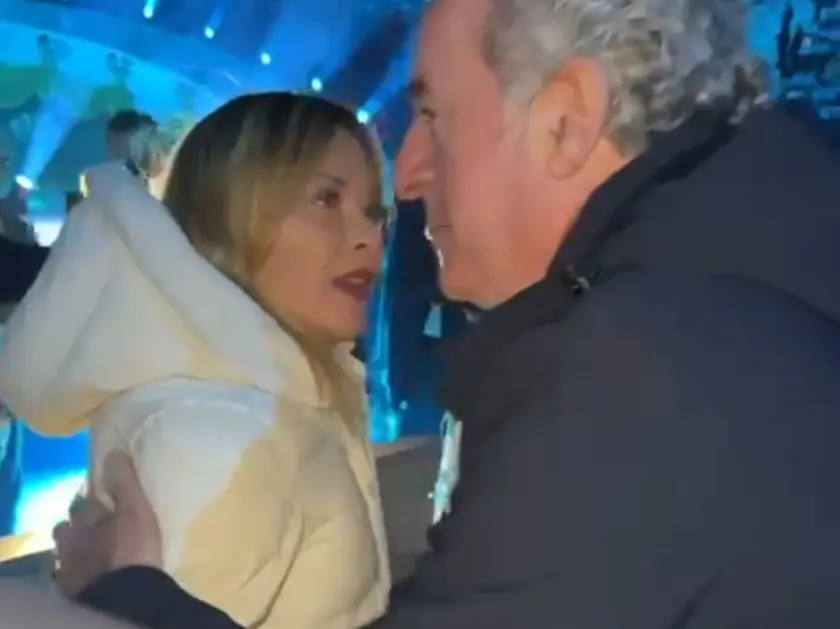 L'incontro tra Meloni e Zaia all'Arena di Verona per la chiusura dei Giochi