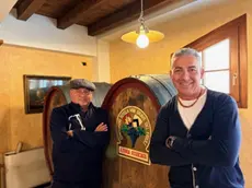 Massimo Olivella, a sinistra, ed Edi Marizza, il suo socio in Italia