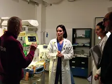 Un momento delle riprese del film Carpediem