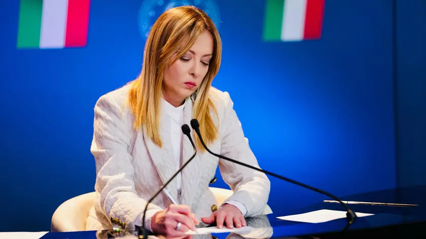Giorgia Meloni (foto Ansa)