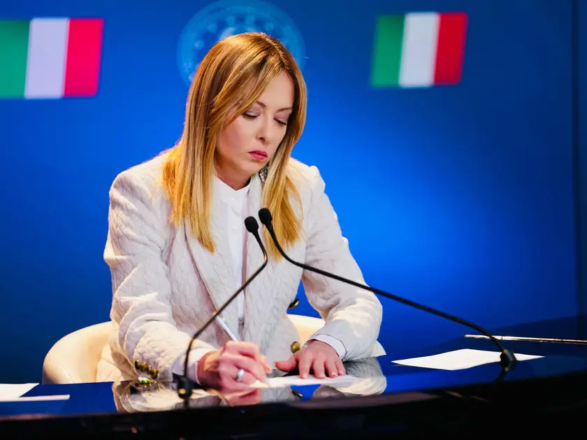 Giorgia Meloni (foto Ansa)
