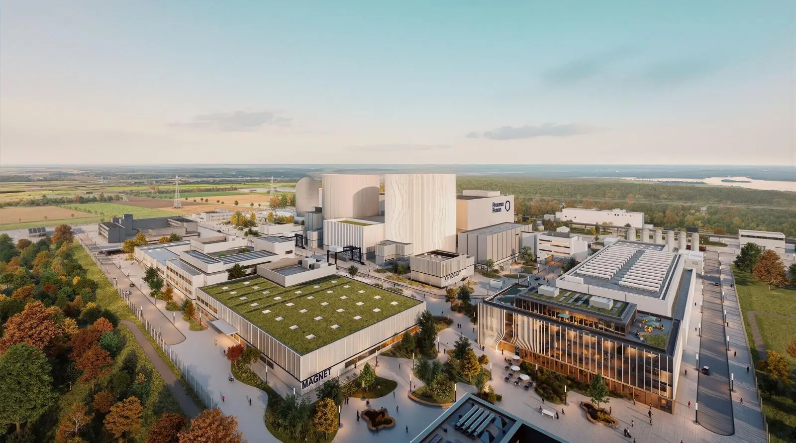 Il rendering della futura centrale Stellaris di Proxima, in Germania