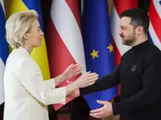 Volodymyr Zelensky e Ursula von der Leyen