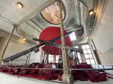 Un'opera di Anish Kapoor esposta a Palazzo Manfrin nel 2022
