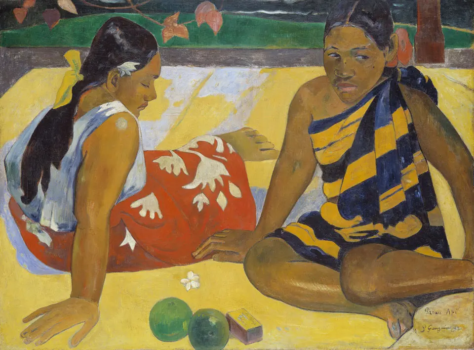 Due donne tahitiane (1891) di Paul Gauguin