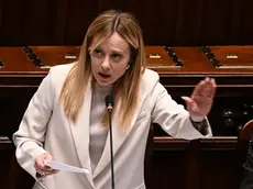 Giorgia Meloni in Parlamento