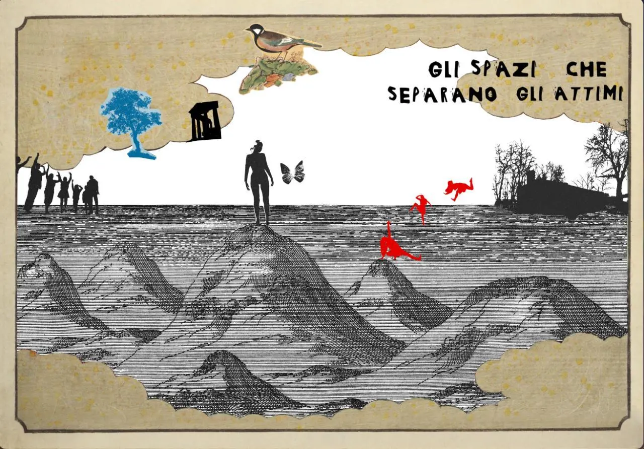 Uno degli arazzi di Marinella Senatore