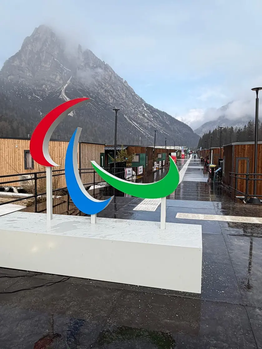 Il villaggio Olimpico a Cortina