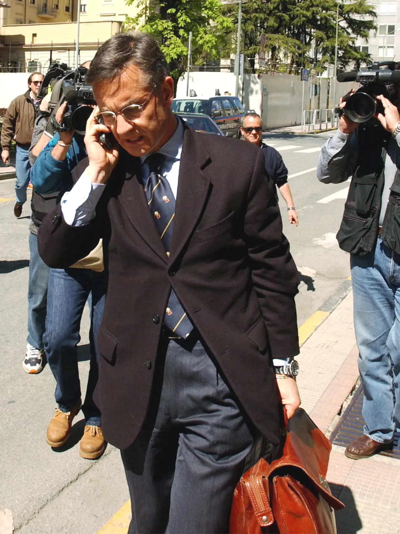 L'allora comandante del Ris di Parma, tenente colonnello Luciano Garofano, impegnato nel giallo di Cogne