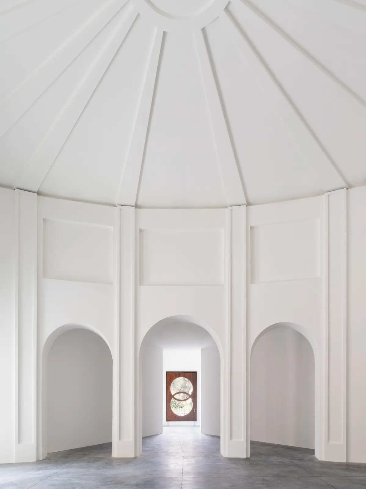 Il padiglione centrale restaurato