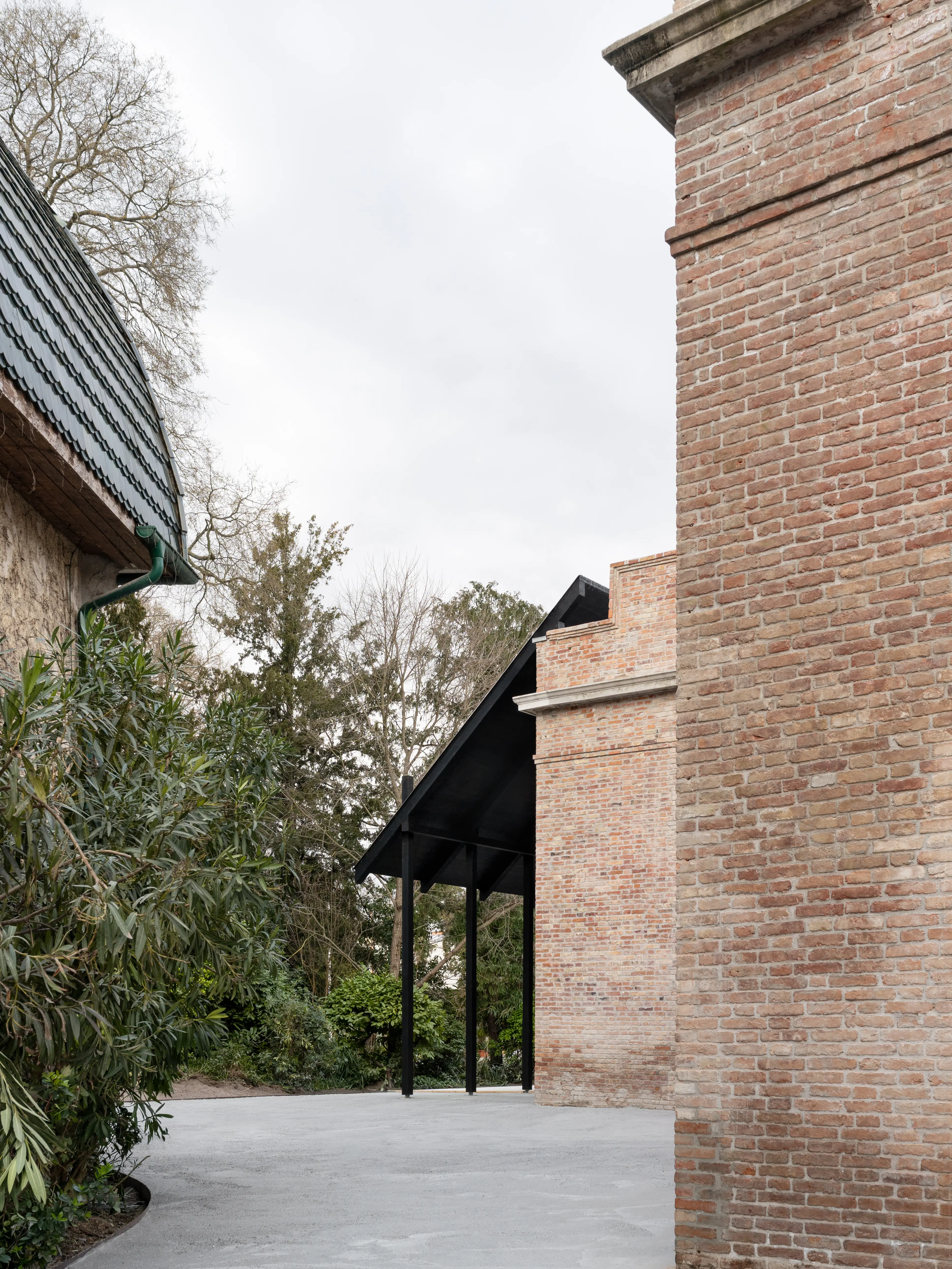 Il padiglione centrale restaurato