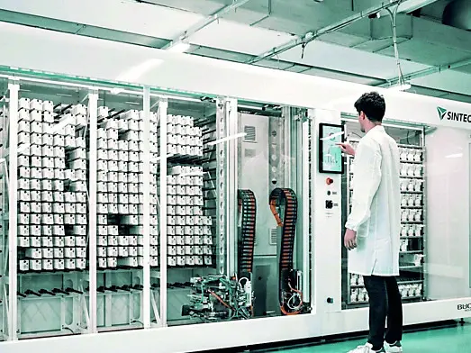 Uno dei macchinari del sistema Athena realizzato da Sinteco