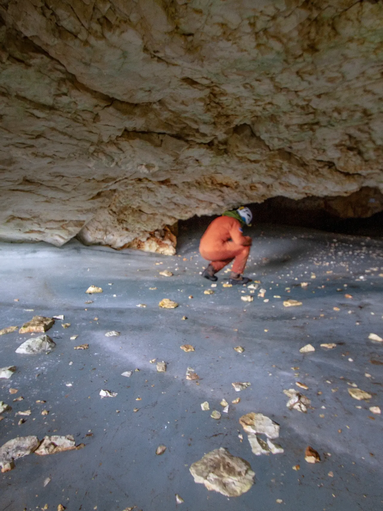 Il pavimento di ghiaccio (copyright Renato R. Colucci)