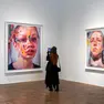 L'allestimento della mostra di Jenny Saville a Ca' Pesaro