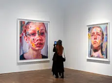 L'allestimento della mostra di Jenny Saville a Ca' Pesaro