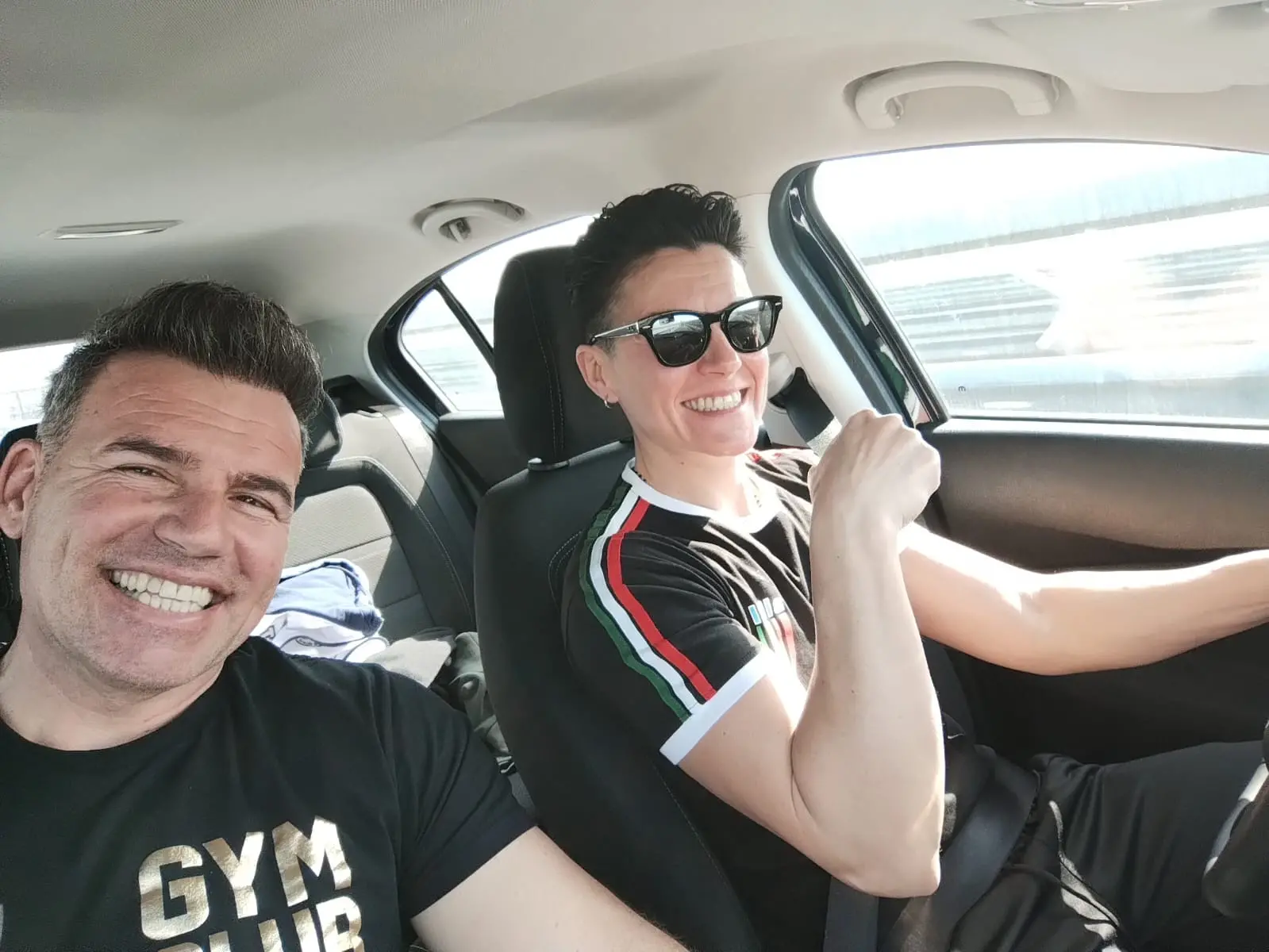 Frank Lamparelli con la sorella Layla