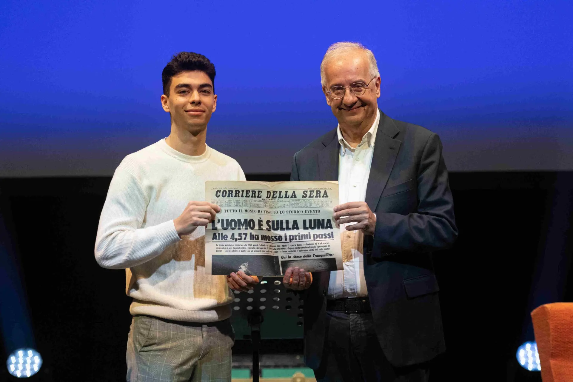 Walter Veltroni e Gabriele Rossi