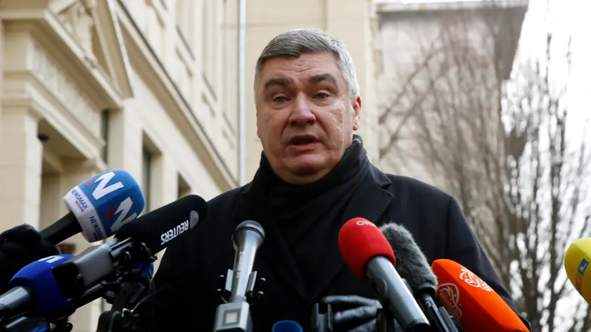 Il presidente della Croazia Zoran Milanović
