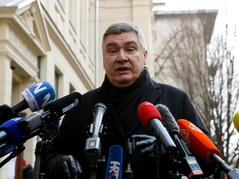 Il presidente della Croazia Zoran Milanović