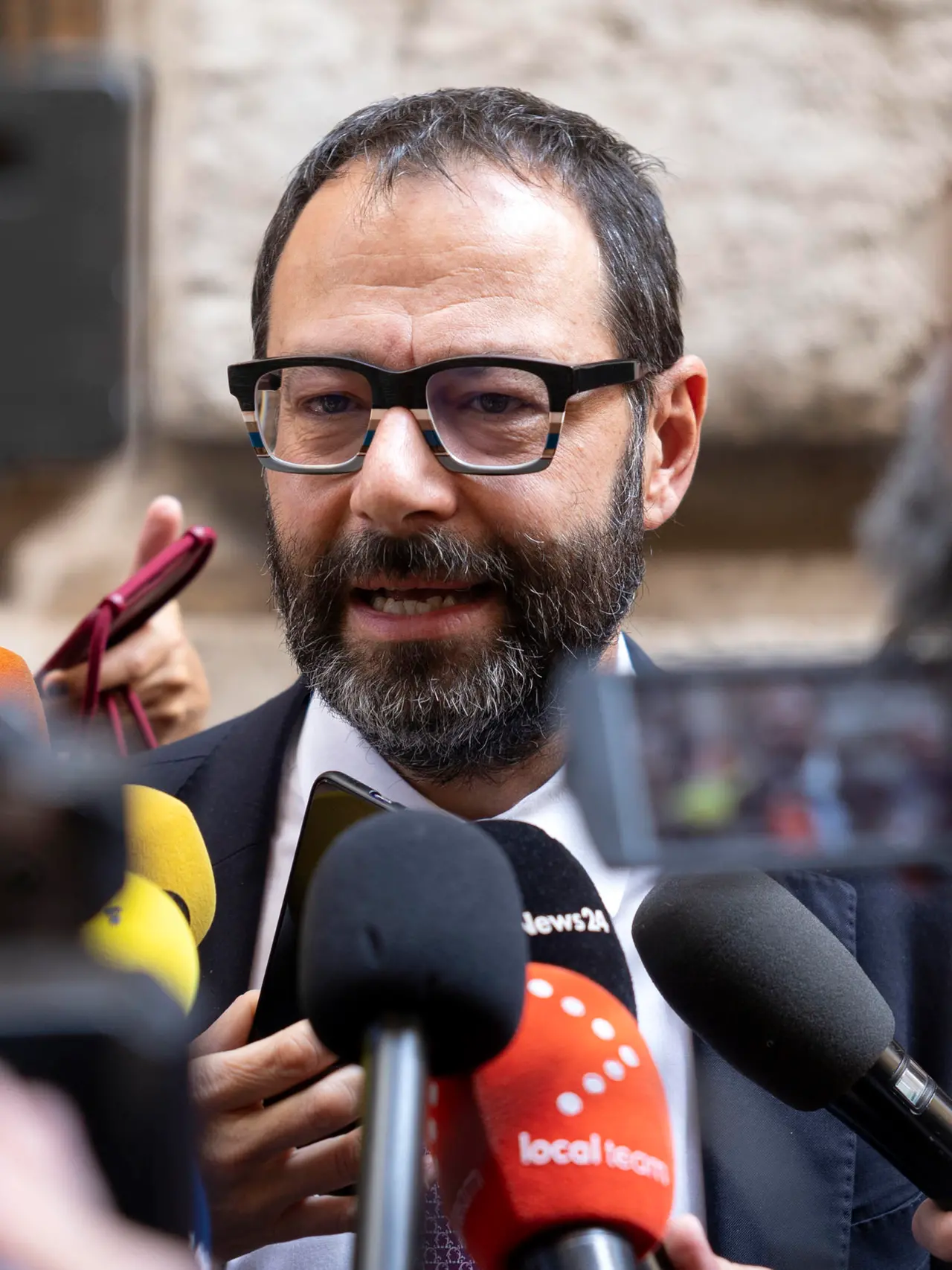 Il senatore triestino Stefano Patuanelli (foto Ansa)