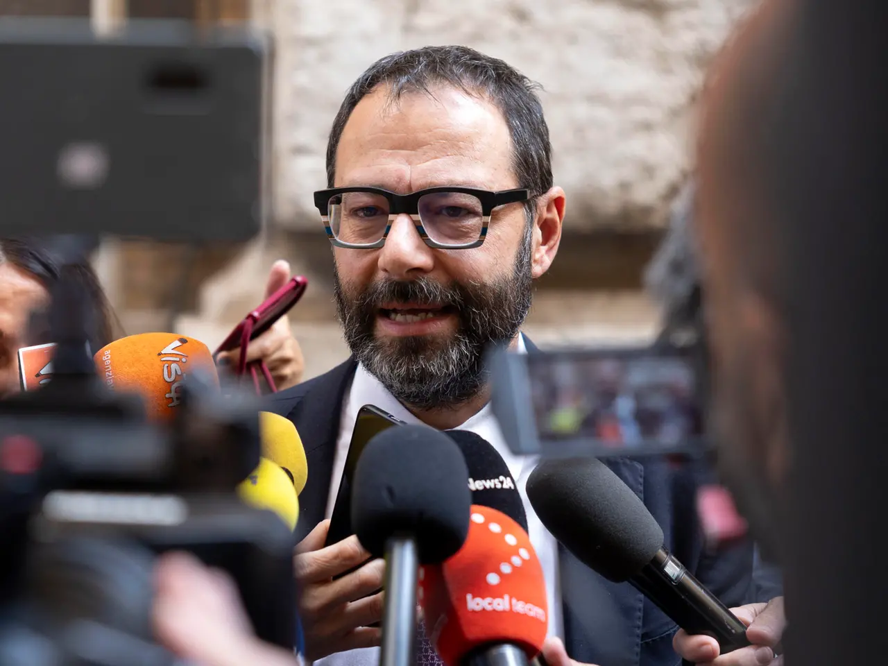 Il senatore triestino Stefano Patuanelli (foto Ansa)