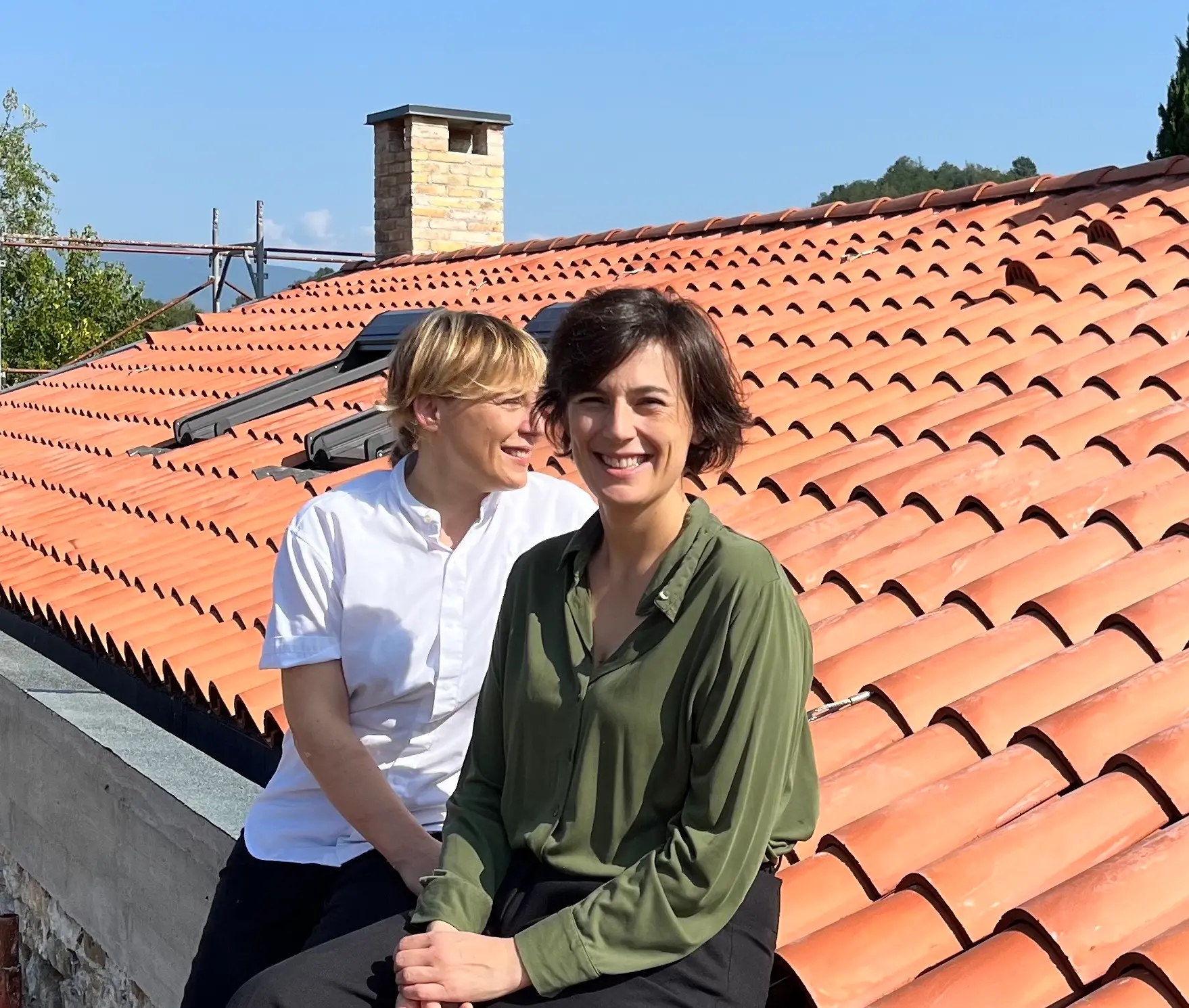 Antonia Klugmann, una stella Michelin, con la sorella Vittoria (foto Mattia Mionetto)