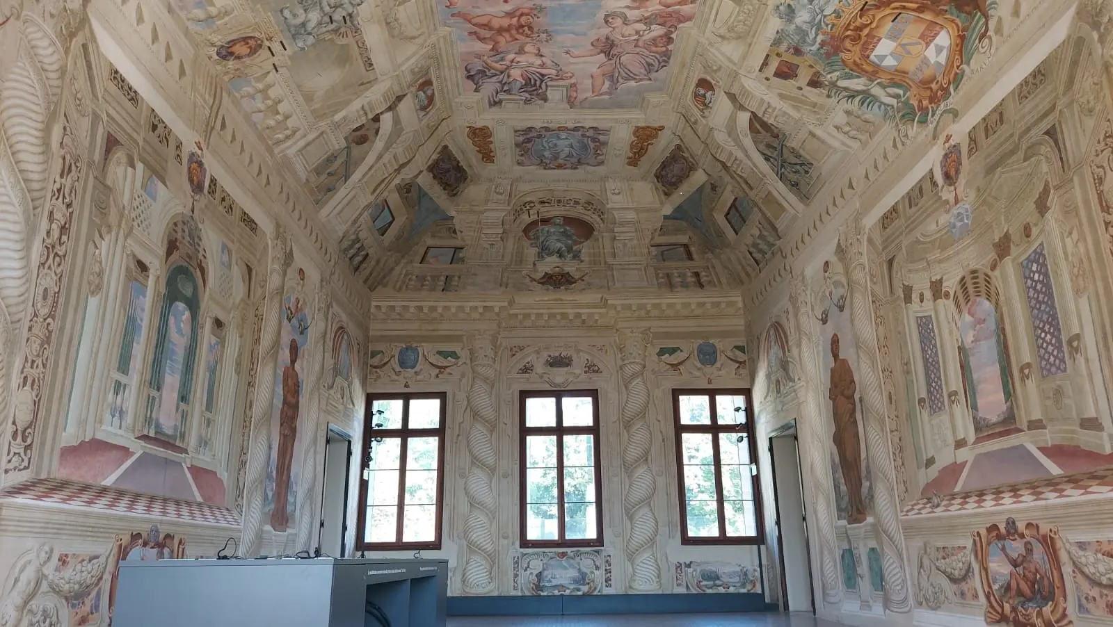 Una sala del Memoriale Veneto della Grande Guerra a Montebelluna