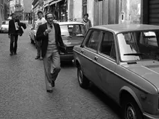 Il sostituto procuratore Pietro Calogero nell'ambito dell'operazione Digos su Autonomia Operaia a Padova il 16 aprile 1979