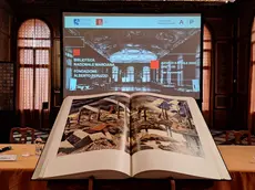 Il libro "Modern Art revolution and painting" aperto è largo un metro